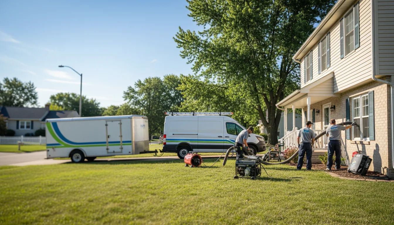 Flooded Basement Restoration And Cleanup With Repair in Gildford, MT near me